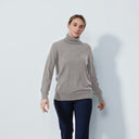 DS Boston Straw Roll Neck Sweater