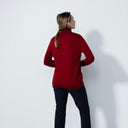 DS Boston Umbria Red Roll Neck Sweater
