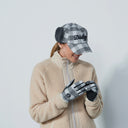 DS Nowra Plaid Print Fleece Gloves