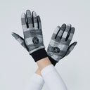 DS Nowra Plaid Print Fleece Gloves