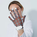 DS Airdrie Umbria Red Print Sun Glove