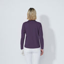 DS Cholet Dark Purple Full Zip Midlayer Jacket