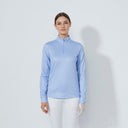 DS Anna Blue Heron Midlayer Half Neck Long Sleeve Top
