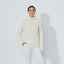 DS Ivory Cable LS Pullover Lined