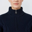 DS Dark Navy Cable LS Pullover Lined