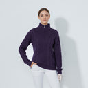 DS Dark Purple Cable LS Pullover Lined