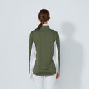 DS Kalamata Panel Long Sleeve Half Neck Polo Shirt