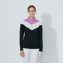 DS Black Block Long Sleeve Polo Shirt