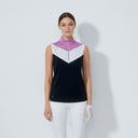 DS Black Block Sleeveless Polo Shirt