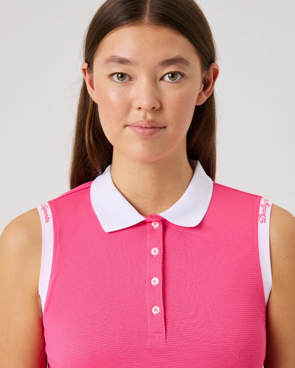 Sicaya Radiant Pink Sleeveless Dress XS Sicaya Radiant Pink Sleeveless Dress XS