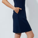 DS Sicaya Navy Sleeveless Dress