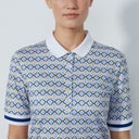 DS Kaleidoscope Print Half Sleeve Polo Shirt