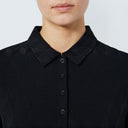 DS Black Graphic Jacquard Long Sleeve Polo Shirt