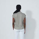 DS Diamond Geo Printed Air Cap Sleeve Polo Shirt