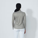 DS Diamond Geo Printed Air Long Sleeve Polo Shirt