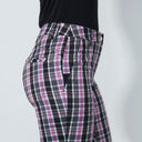 DS Golf Black Plaid Print Pants 32"