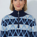 DS Argyle Half Neck Unlined