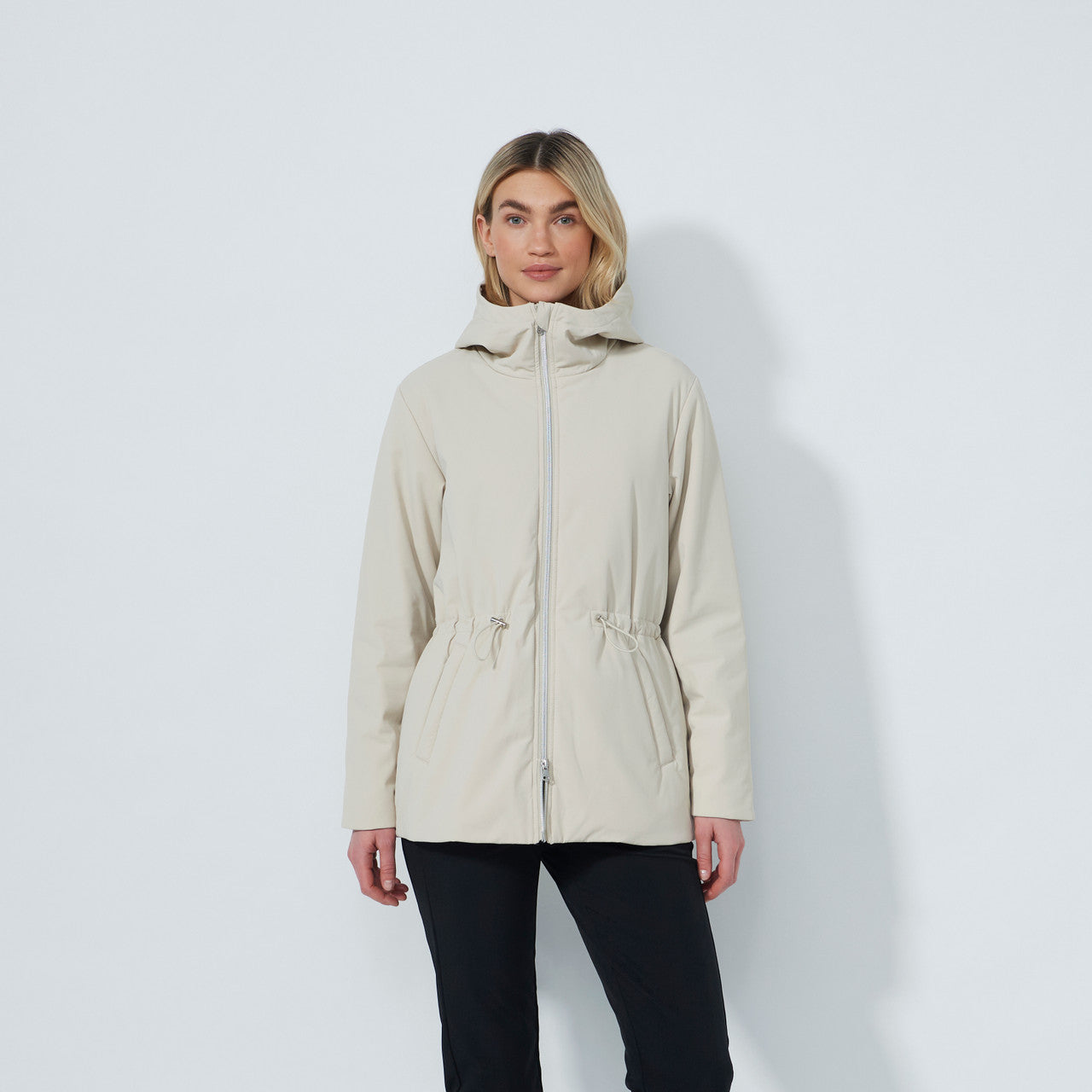 DS Beige Drawcord Wind Jacket – Daily Sports USA