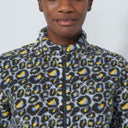 DS Water Leo Print Jacquard Fleece Jacket
