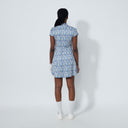 DS Water Leo Print Cap Sleeve Dress