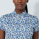 DS Water Leo Print Cap Sleeve Dress