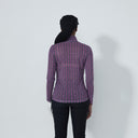 DS Breeze Roll Neck Delusion Black Print Long Sleeve Mesh Top