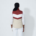 DS Blockstriped Beige Padded Vest