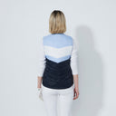 DS Blockstriped Navy Padded Vest