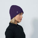 DS Dark Purple Cable Knit Hat