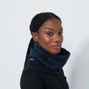 DS Dark Navy Cable Knit Neck Warmer