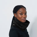 DS Black Cable Knit Neck Warmer