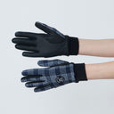 DS Navy Golf Plaid Print Gloves