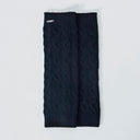 DS Black Cable Knit Leg Warmer