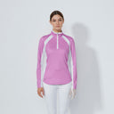 DS Veronica Panel Long Sleeve Half Neck Polo Shirt
