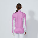 DS Veronica Panel Long Sleeve Half Neck Polo Shirt