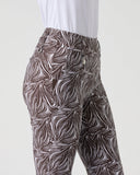 Daily Sports Printed Zebra Magic Pants close-up of abstract zebra swirl print, front pocket and ball marker detail