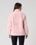Daily Sports Women's Pink Synthetic Fur Full-Zip Golf Jacket – Back View

