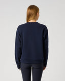 Daily Sports Women's Dark Navy Logo Sweatshirt – Back View

