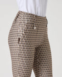 Daily Sports Magic Fall Geo Print Warm Pants close-up of geo check print, front pocket and ball marker detail