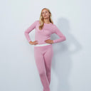 DS Pink Base Layer Round Neck Long Sleeve Top