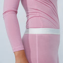 DS Pink Base Layer Round Neck Long Sleeve Top