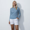DS Marac Light Blue Long Sleeve Polo Shirt