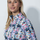 DS Marac Multi Bird Long Sleeve Polo Shirt