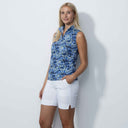 DS Marac Dark Blue Sleeveless Polo Shirt