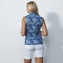 DS Marac Dark Blue Sleeveless Polo Shirt