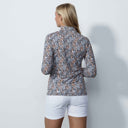 DS Marac Orange Black Long Sleeve Polo Shirt