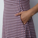 DS Marac Orange Pink Sleeveless Dress