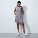 DS Marac Orange Black Sleeveless Dress