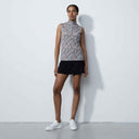 DS Marac Orange Black Sleeveless Polo Shirt