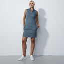 DS Twine Geometric Print Sleeveless Dress